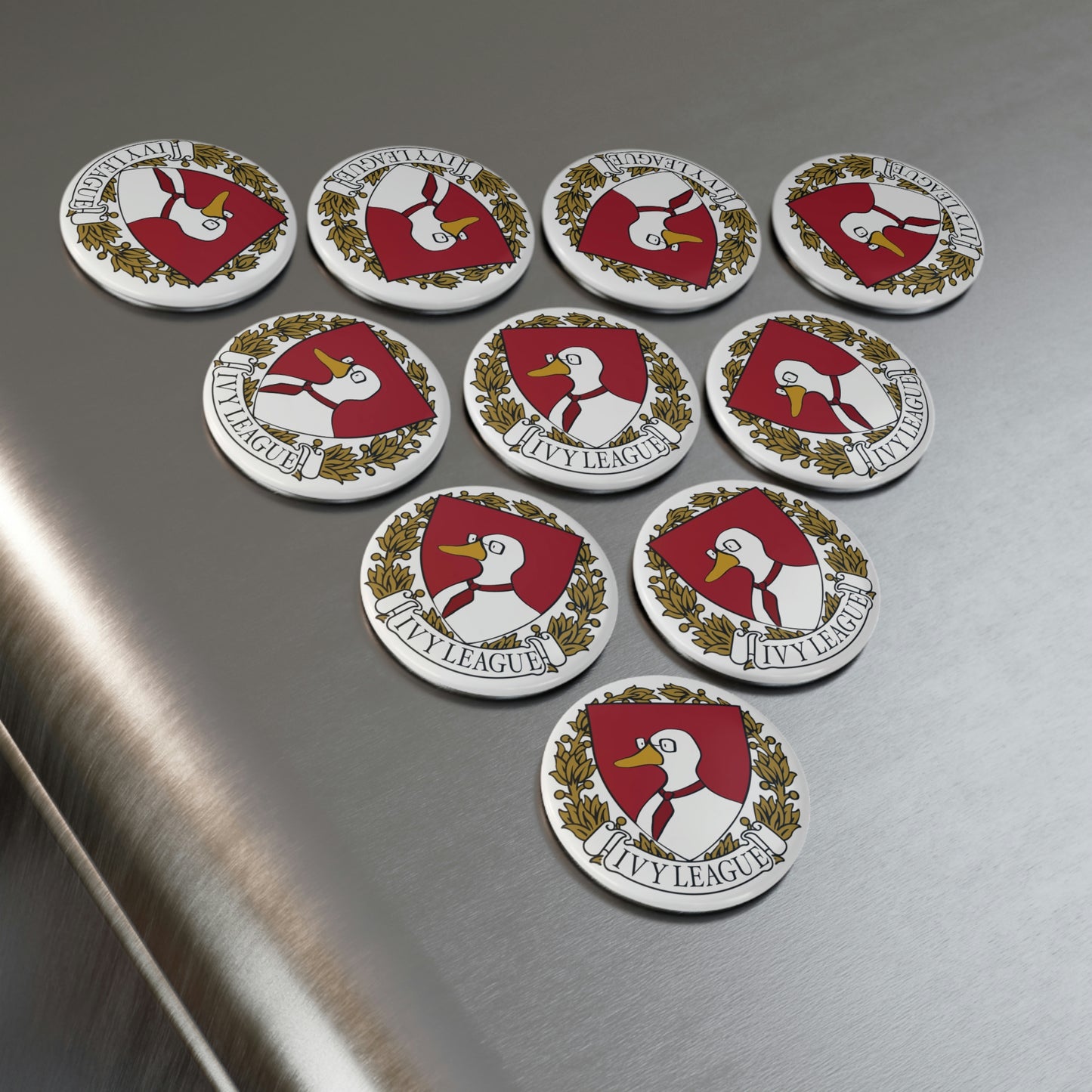 ivy League Button Magnet, Round (1 & 10 pcs)