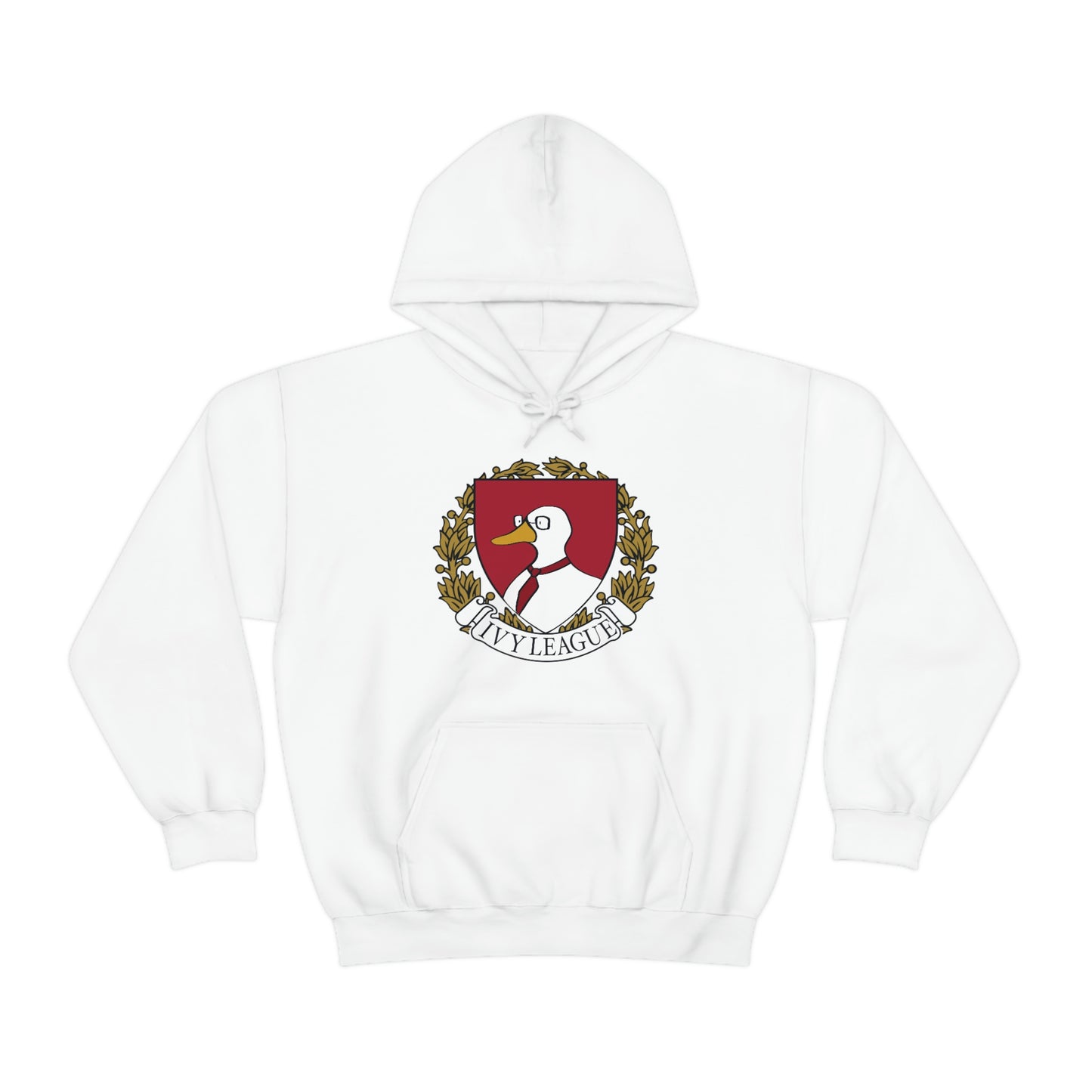 Ivy league Front Logo Hoodie (Black, Grey or White Available)