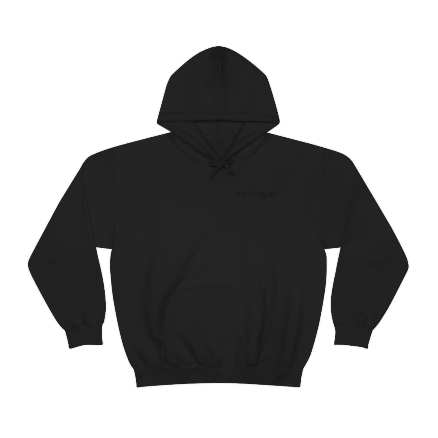 Ivy League 2 sided Back Logo Hoodie (Black, Grey or White Available)