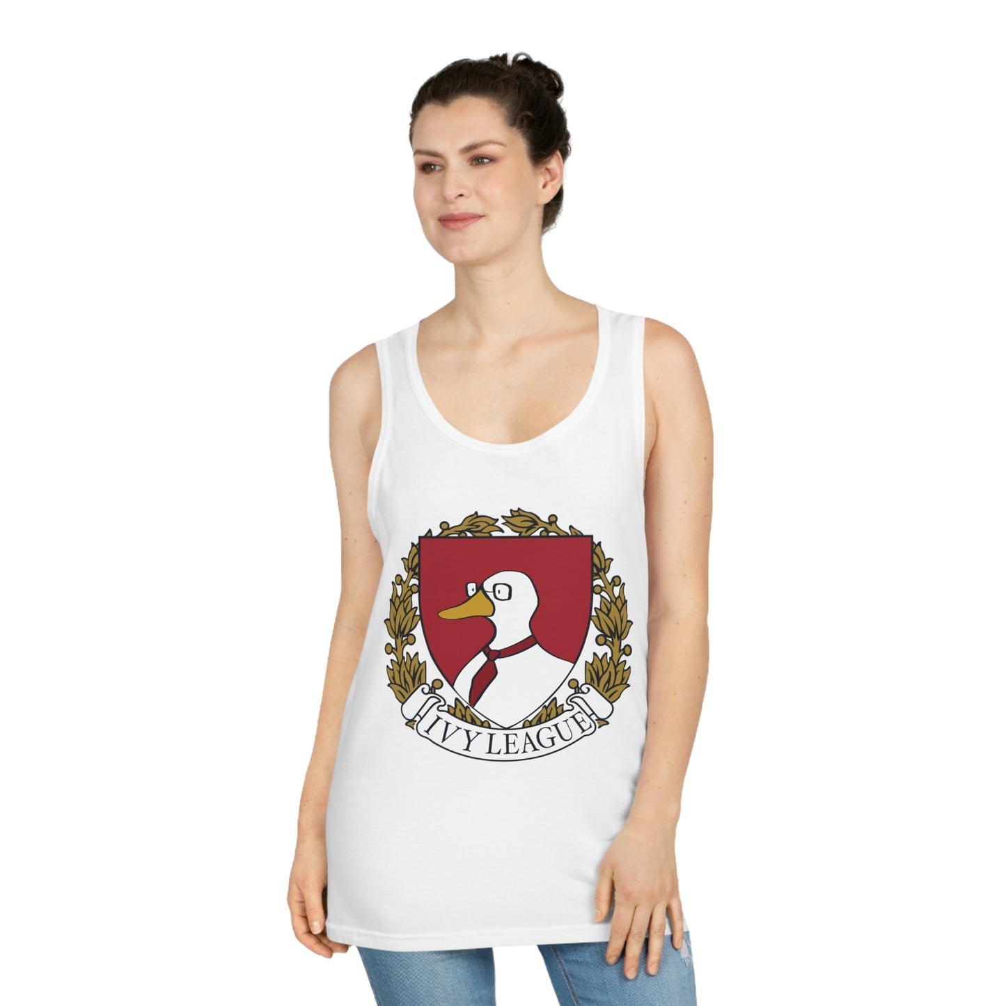 Ivy League Tank Top (Black or White Available)