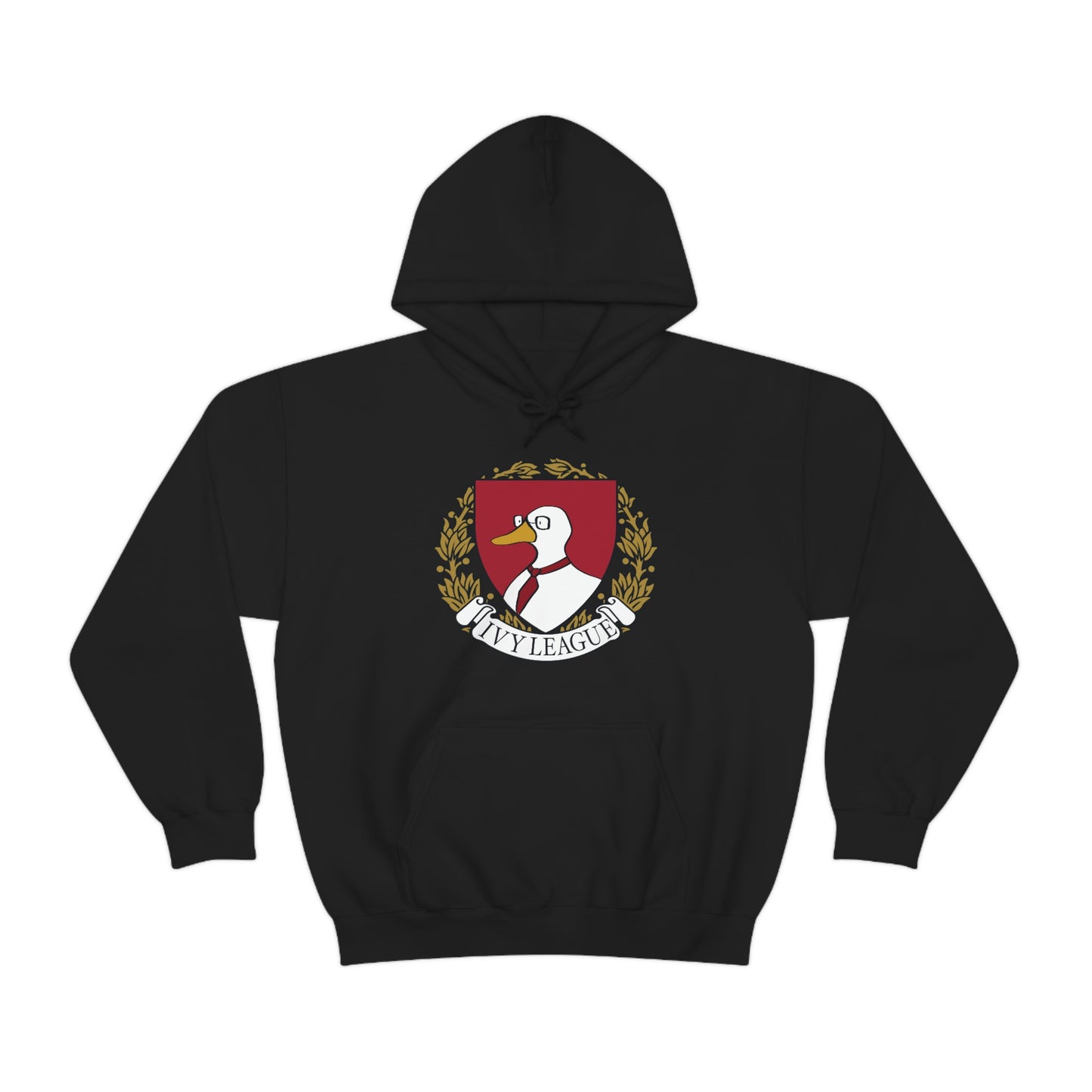 Ivy league Front Logo Hoodie (Black, Grey or White Available)
